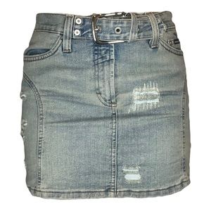 Dolce and Gabbana Denim Mini Skirt
